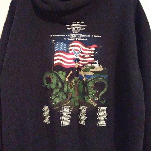 Air Force Hoodie FLT 081 - Picture 3 of 5